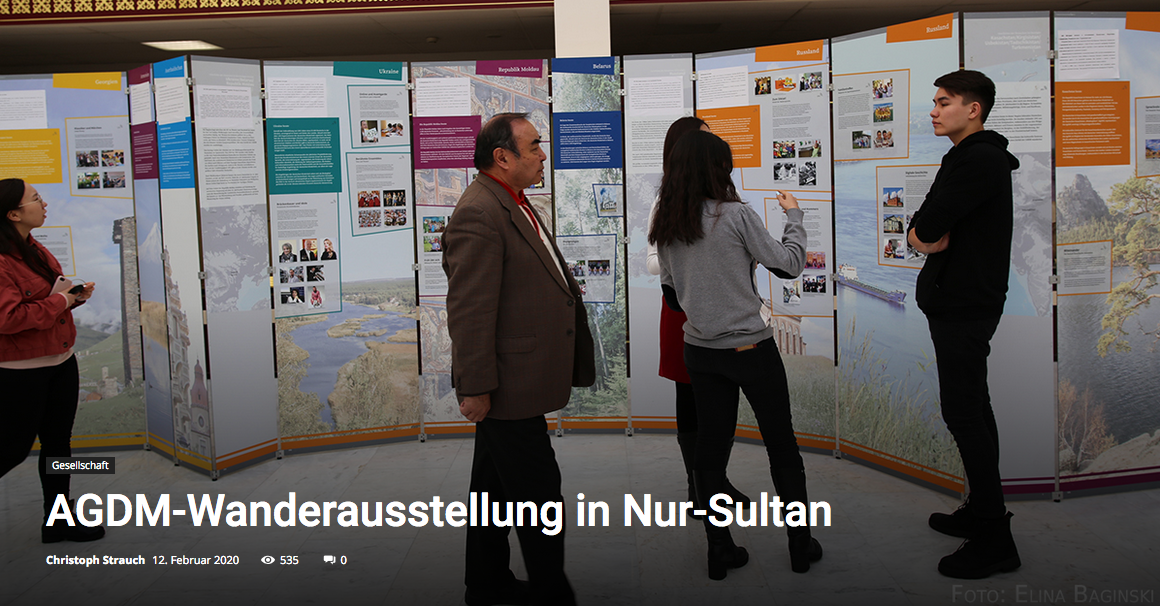 AGDM-Wanderausstellung in Nur-Sultan AGDM-Wanderausstellung in Nur-Sultan